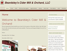 Tablet Screenshot of beardsleyscidermill.com